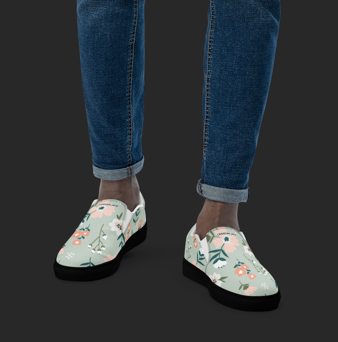 CANADIAN JACK MEADOW BLOOM SLIP-ONS