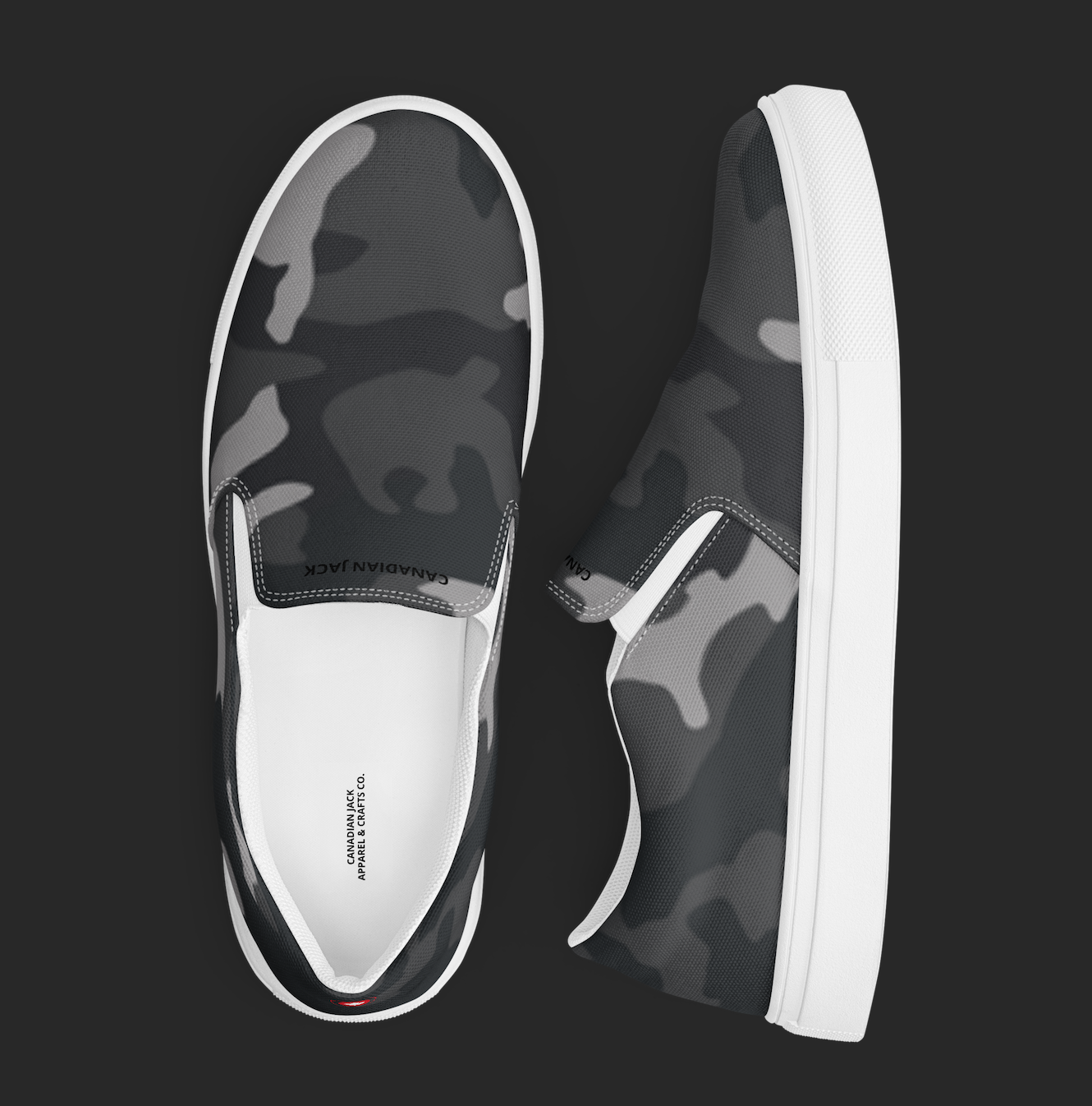 CANADIAN JACK CANVAS (CAMO) SLIP-ONS