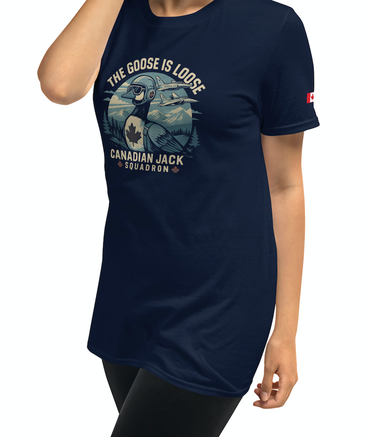 The Goose Is Loose Tee – Canadian Jack Squadron