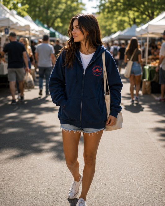Flight Deck Div. Crest Zip-Up Hoodie – Canadian Jack