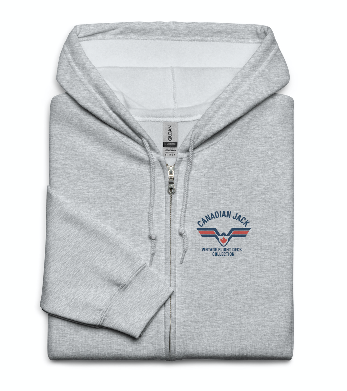 Vintage Flight Deck Zip-Up Hoodie – Canadian Jack