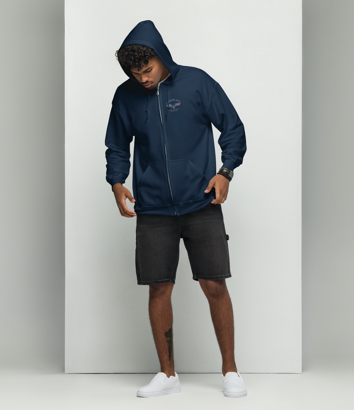 Vintage Flight Deck Zip-Up Hoodie – Canadian Jack