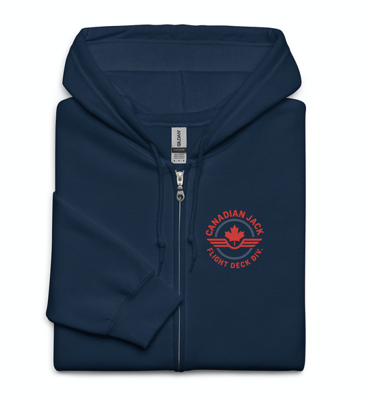 Flight Deck Div. Crest Zip-Up Hoodie – Canadian Jack