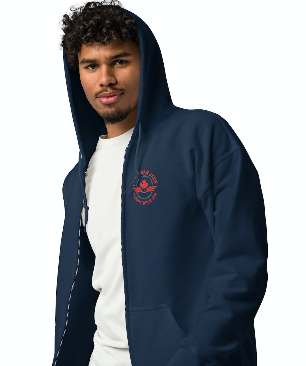 Flight Deck Div. Crest Zip-Up Hoodie – Canadian Jack
