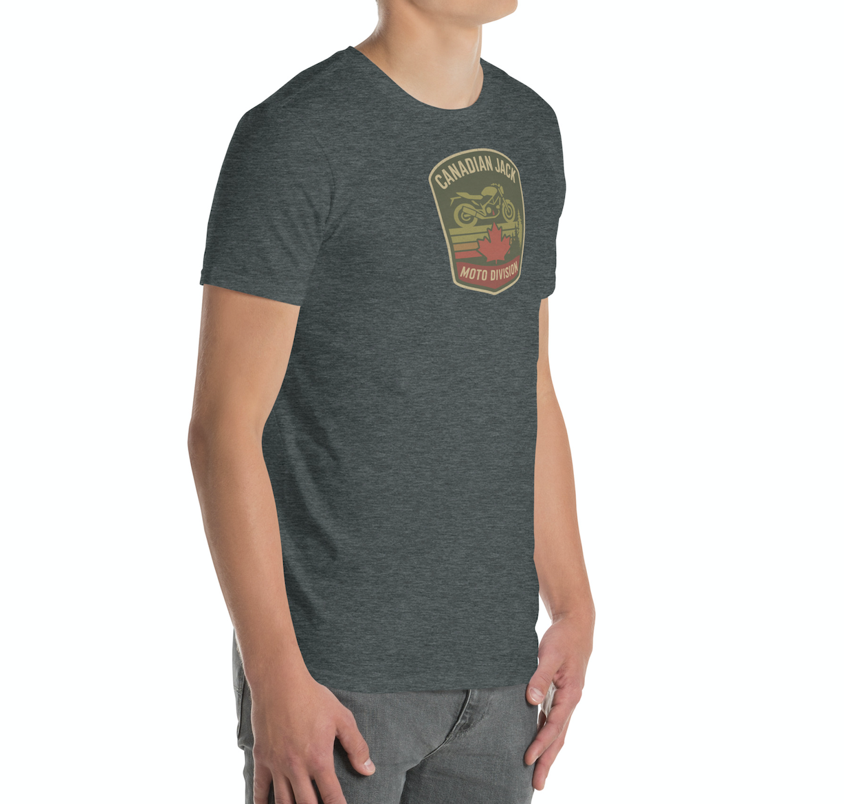 Moto Crest Tee – Canadian Jack Moto Division