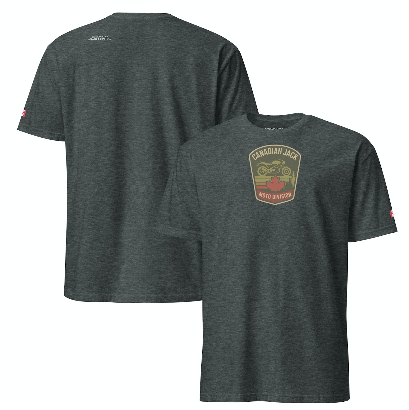 Moto Crest Tee – Canadian Jack Moto Division