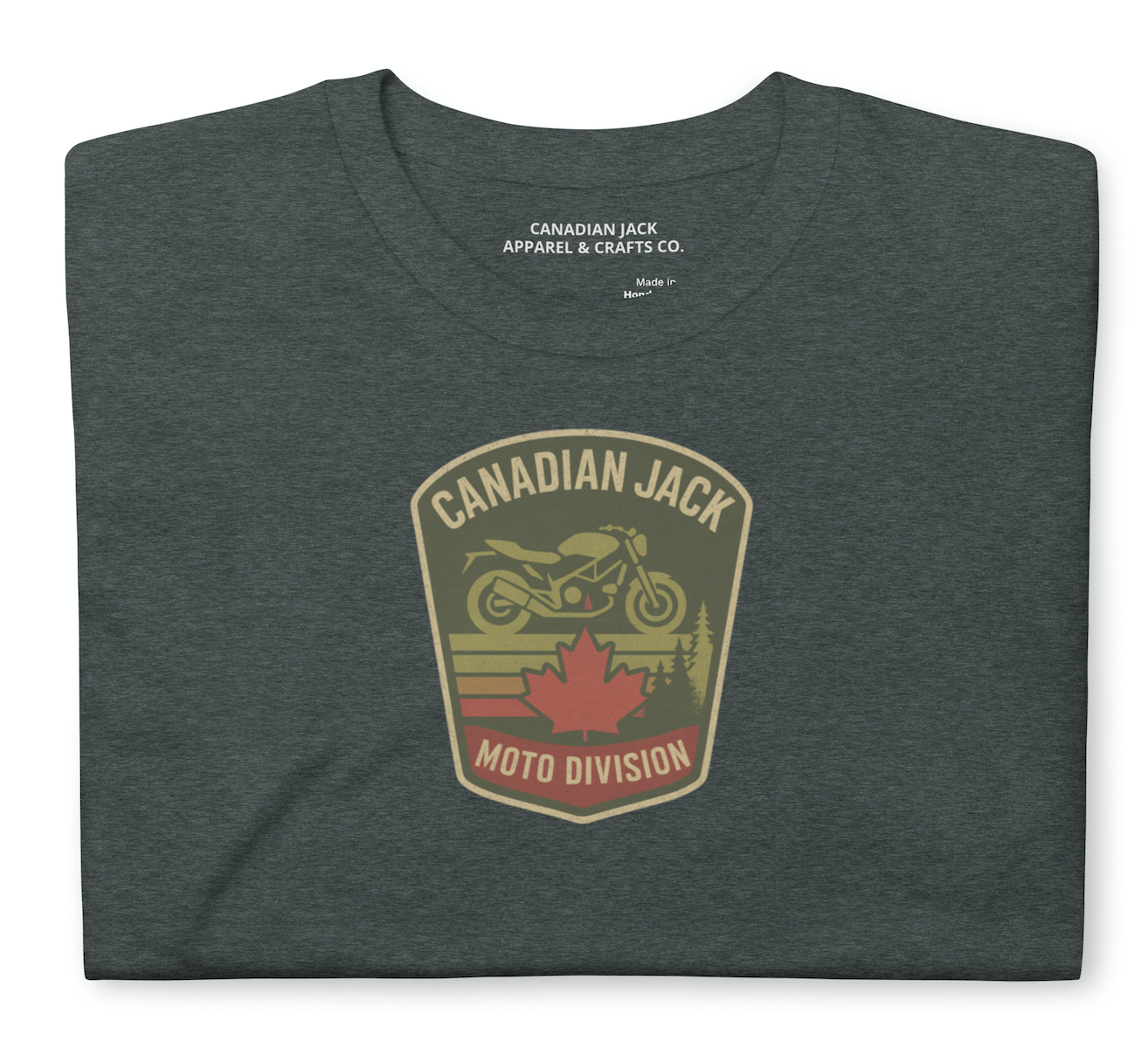 Moto Crest Tee – Canadian Jack Moto Division