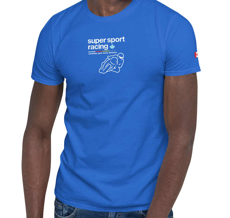 Redline Rev Tee – Canadian Jack Moto Division Track Crew Shirt