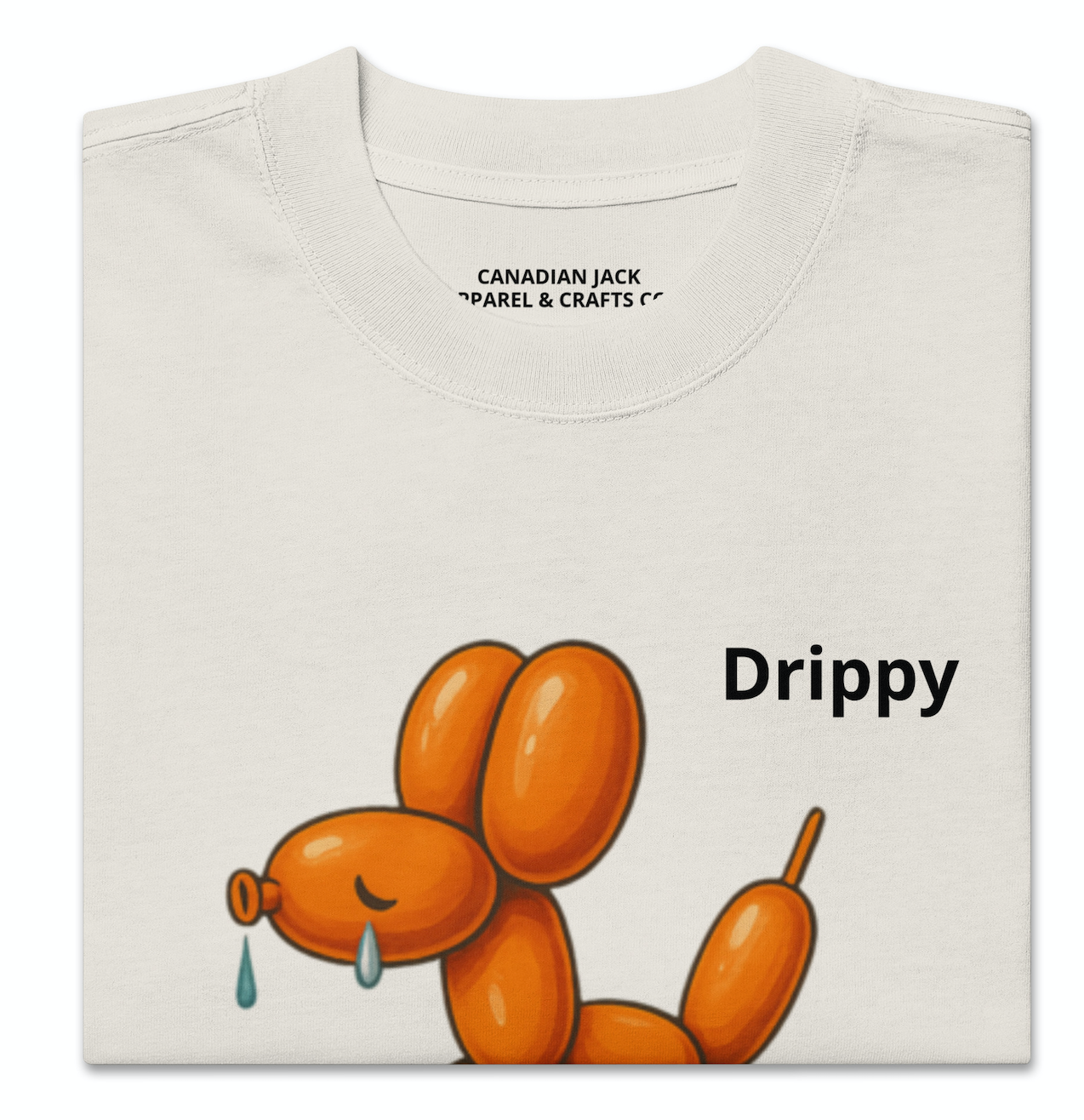 Drippy Companion - Oversized Faded Tee