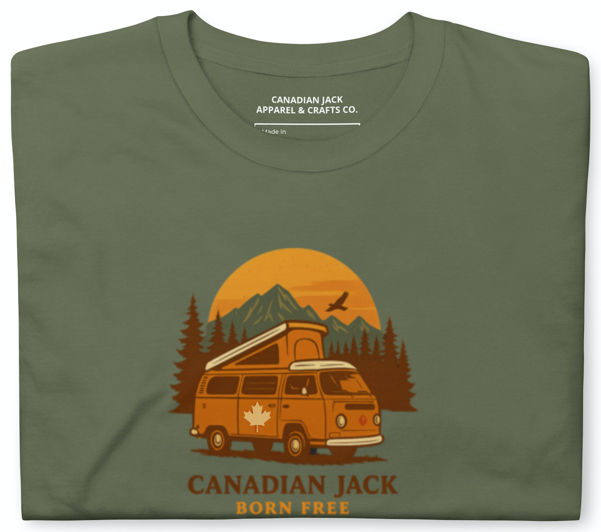 Canadian Jack – Born Free Camper Tee