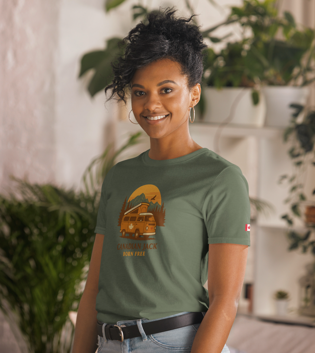 Canadian Jack – Born Free Camper Tee
