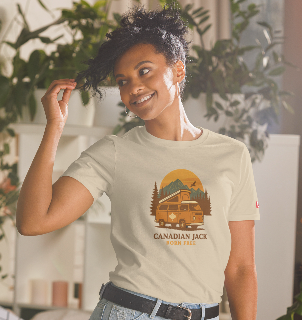 Canadian Jack – Born Free Camper Tee