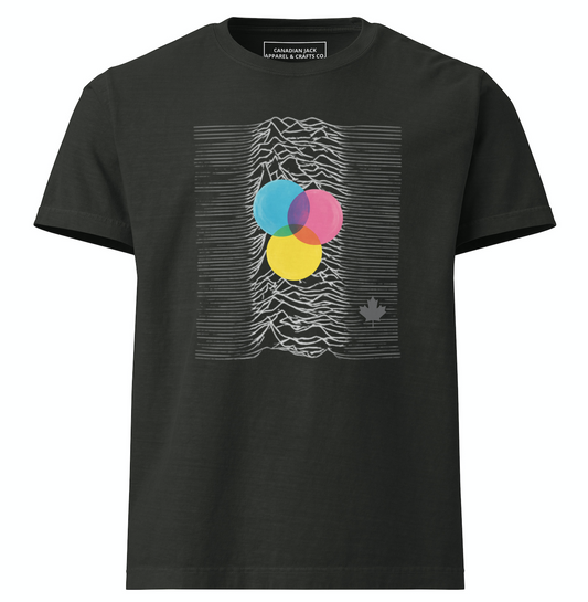 Static Bloom - Oversized Washed Black Tee