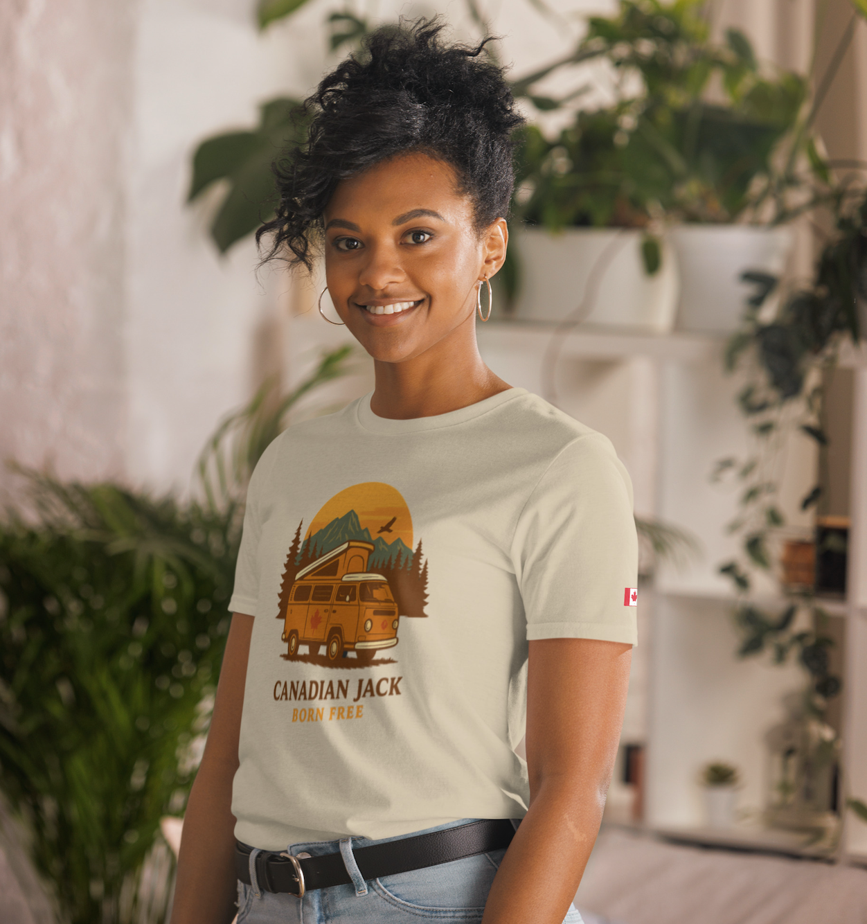 Canadian Jack – Born Free Camper Tee
