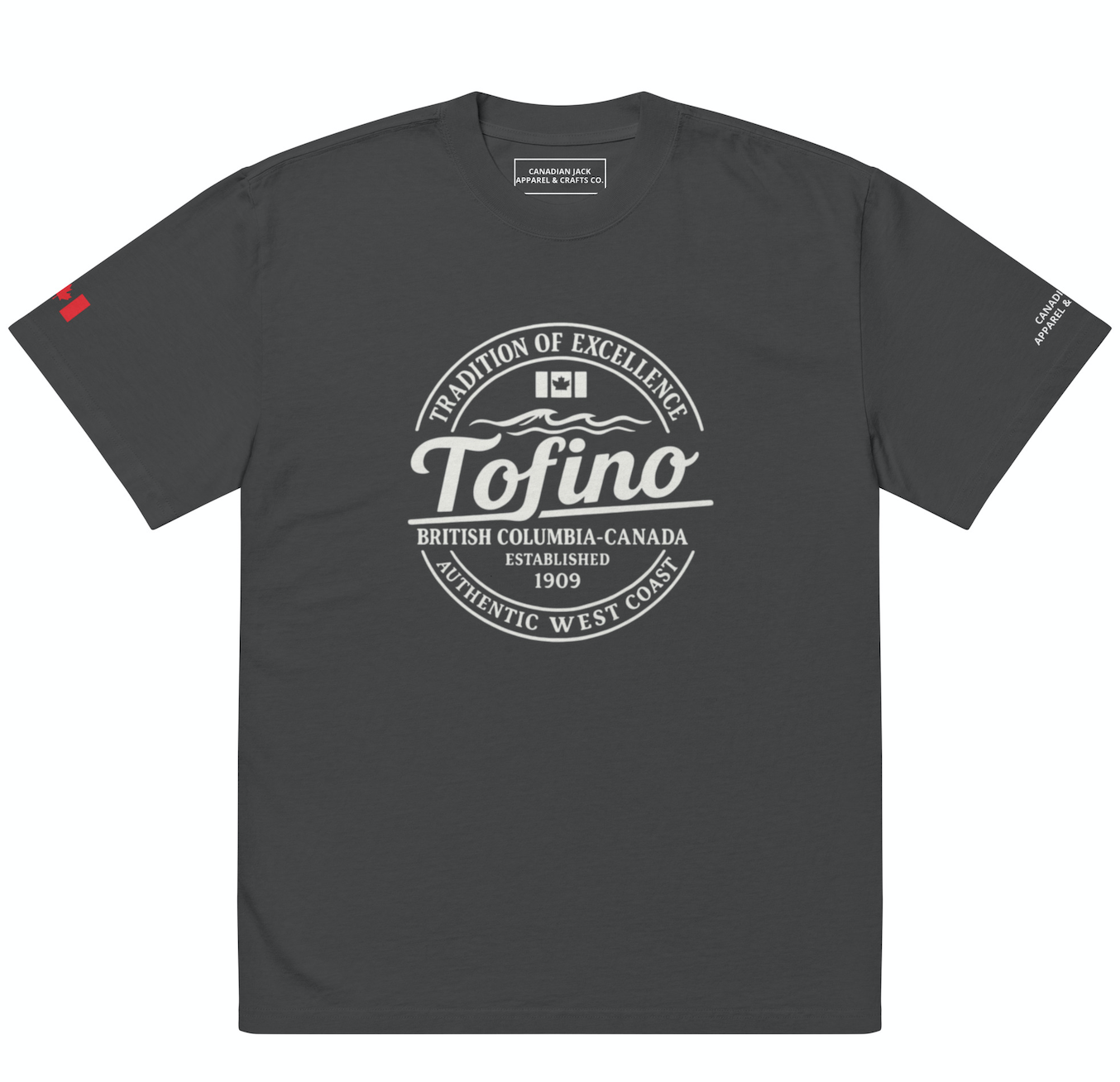 Tofino West Coast - Unisex oversized faded t-shirt