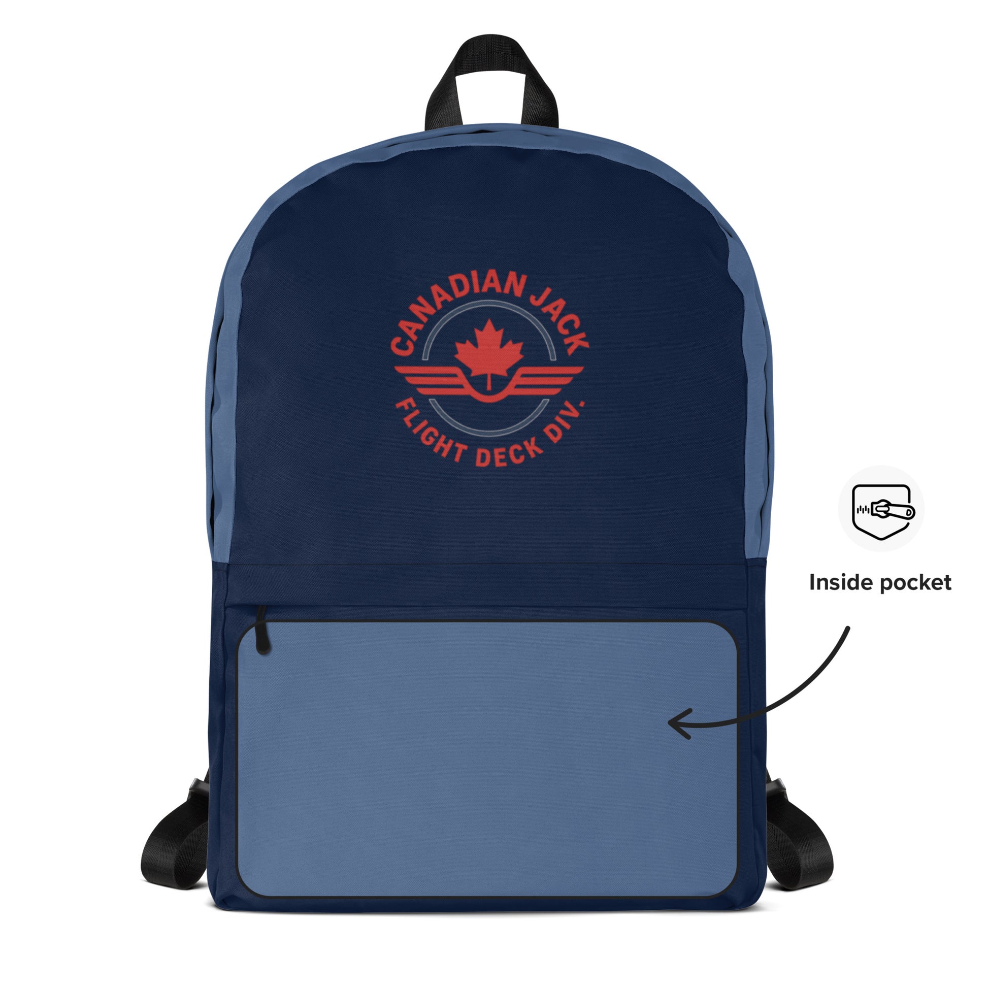 backpack laptop canada Canadian Jack Pack – Flight Deck Div. Crest Backpack for Riders & Mavericks – CANADIAN JACK™ APPAREL & CRAFTS CO
